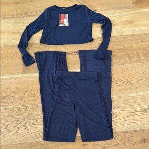 Mesh Naked Wardrobe Navy Blue Set